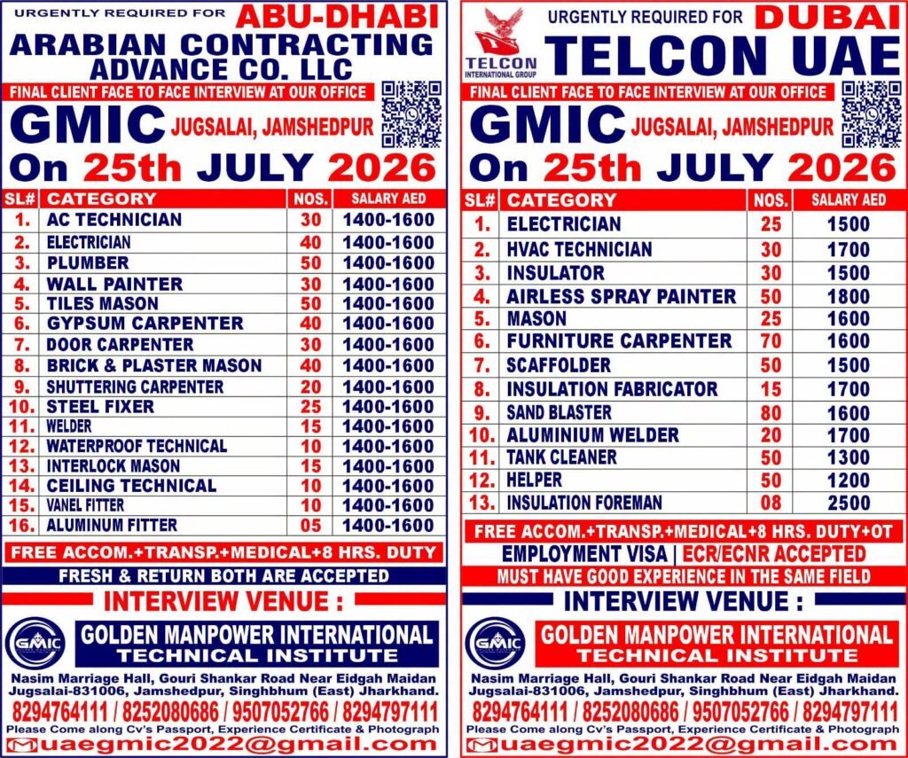 UAE Construction & MEP Jobs 2026 | Abu Dhabi & Dubai Vacancies UAE Construction & MEP Jobs 2026 | Abu Dhabi & Dubai Vacancies