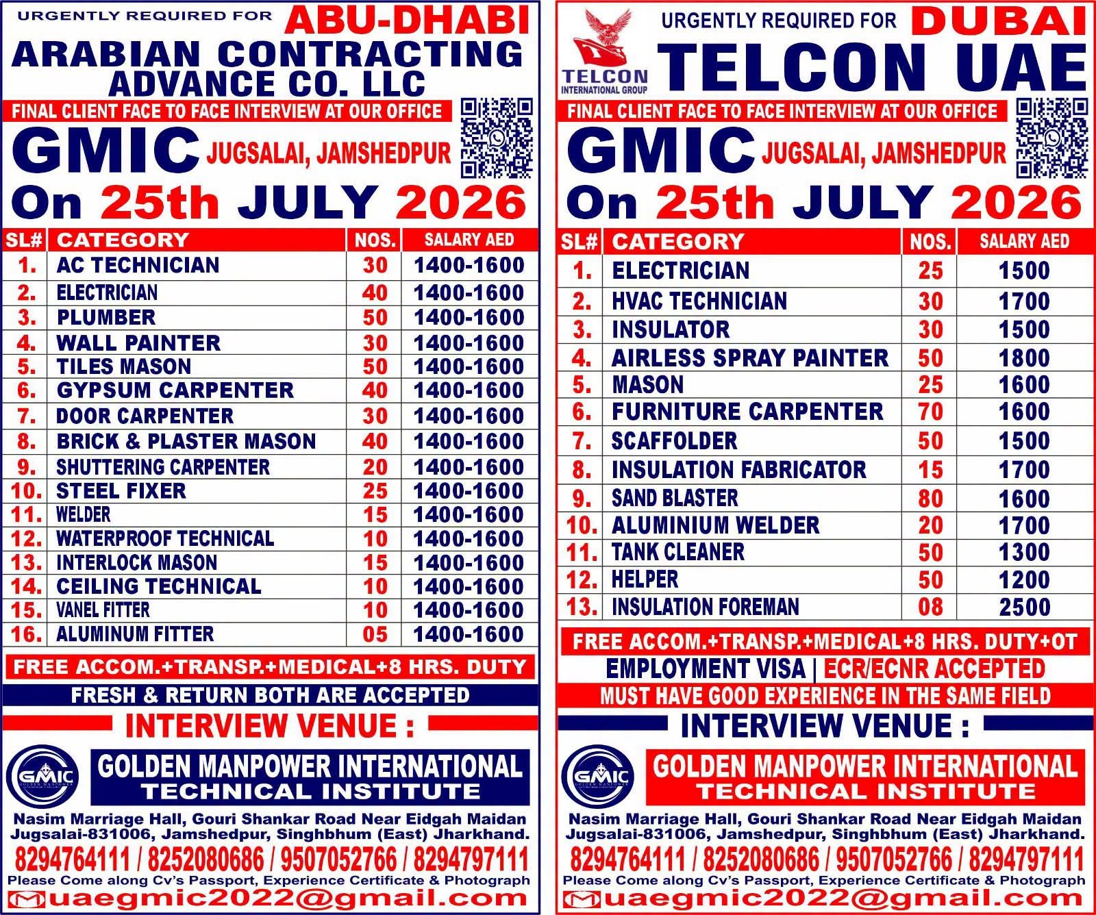 UAE Construction & MEP Jobs 2026 | Abu Dhabi & Dubai Vacancies