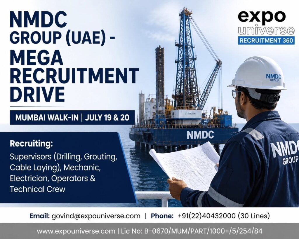 Hiring for NMDC Group (UAE) Hiring for NMDC Group (UAE)
