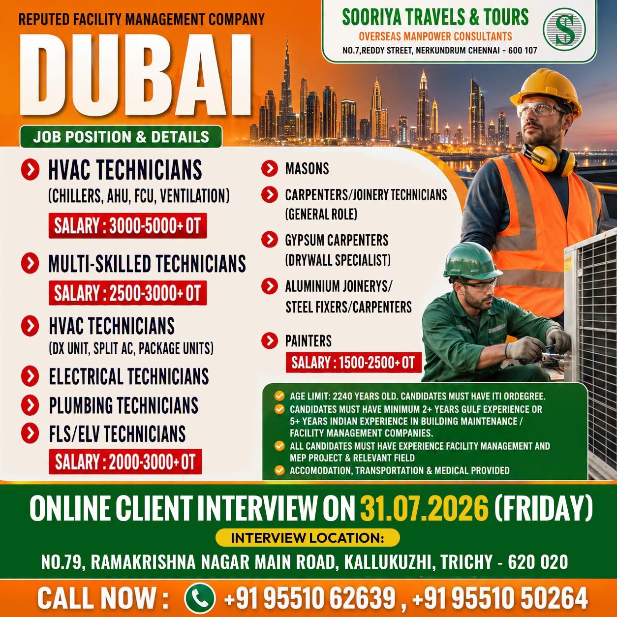 Dubai Facility Management Jobs 