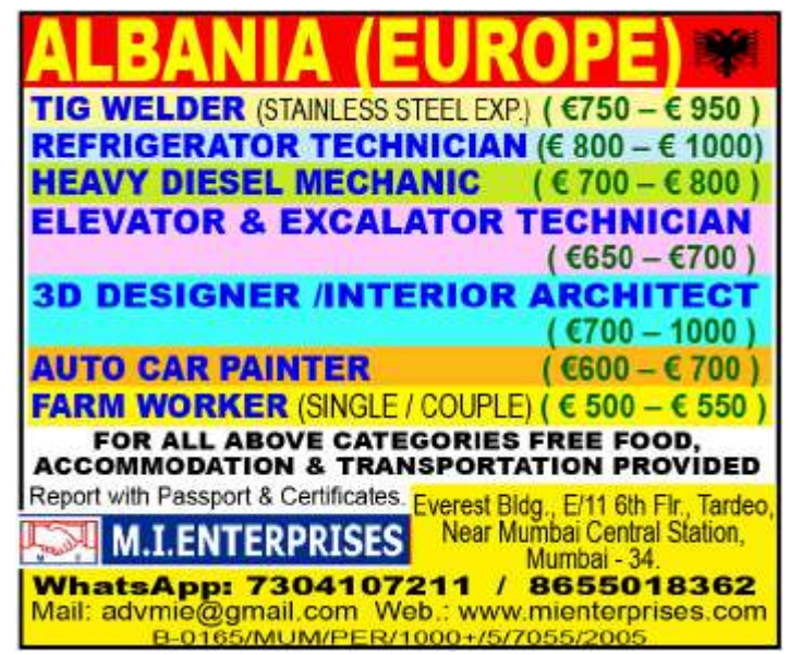 Albania Jobs 2026 – Multiple Vacancies | Europe Jobs
