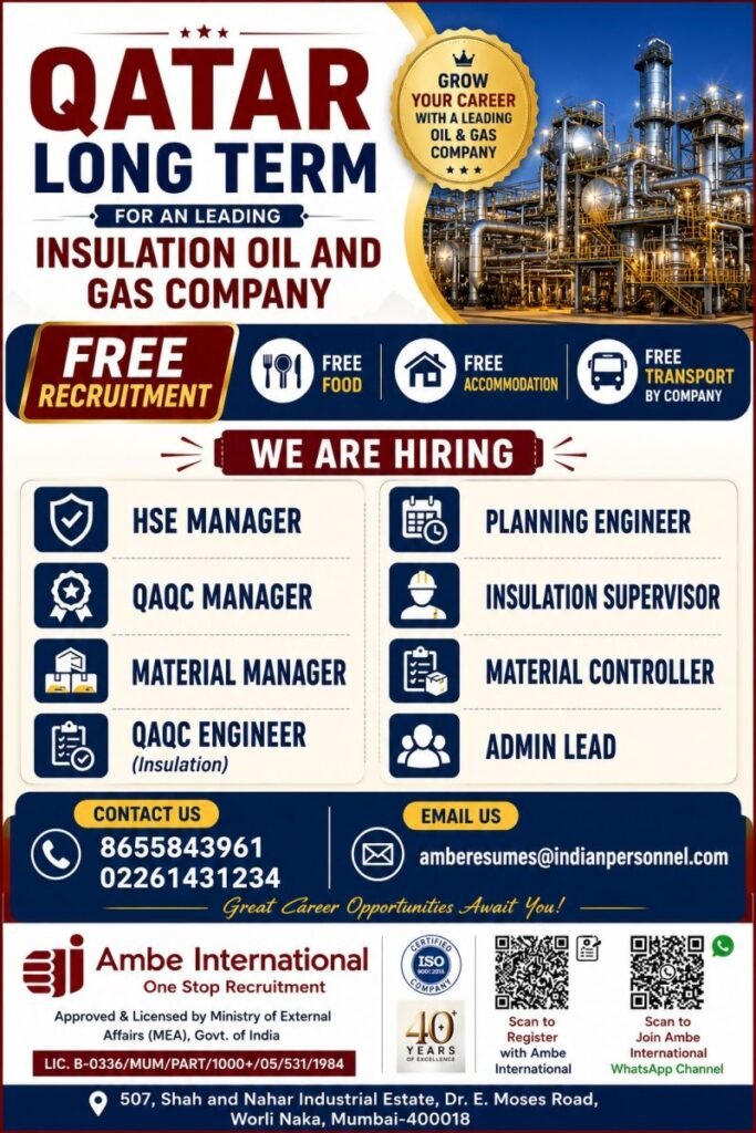 Hiring for Qatar – Long-Term Project