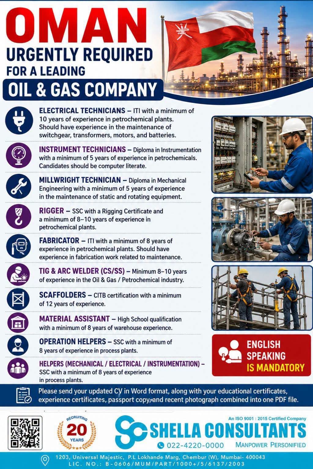 Oman Oil & Gas Jobs 2026 – Apply Today