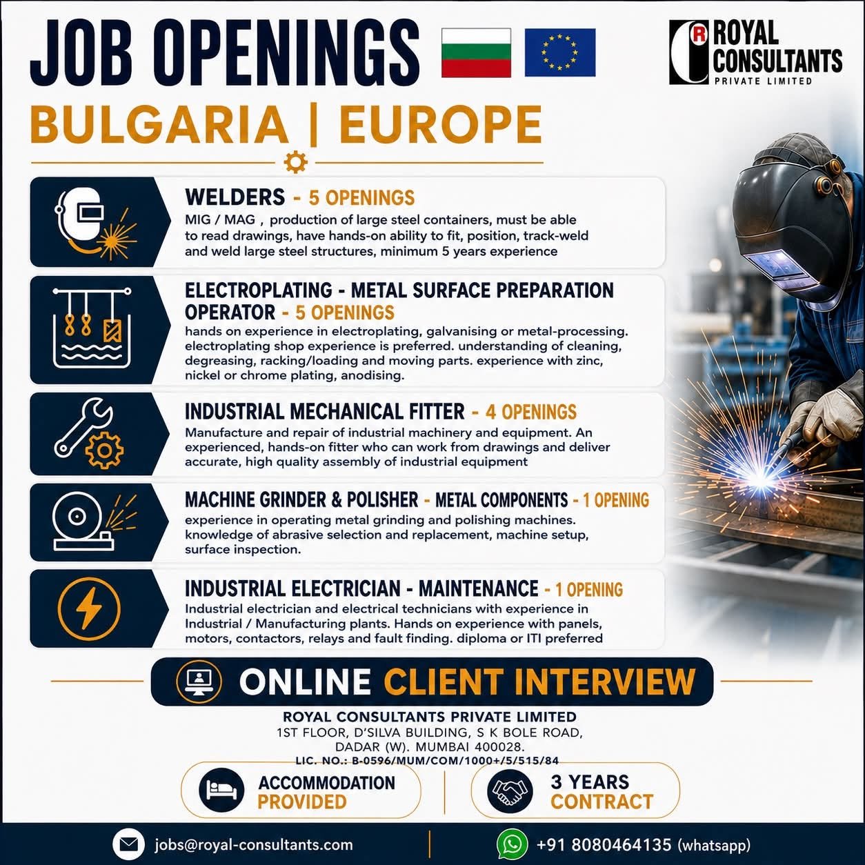 Bulgaria Jobs 2026 – Multiple Vacancies