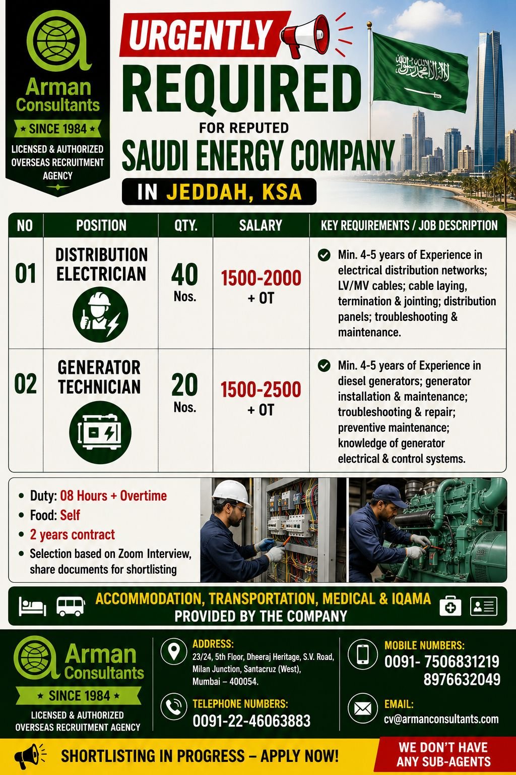 Saudi Arabia Jobs 2026 – Saudi Energy Company Hiring
