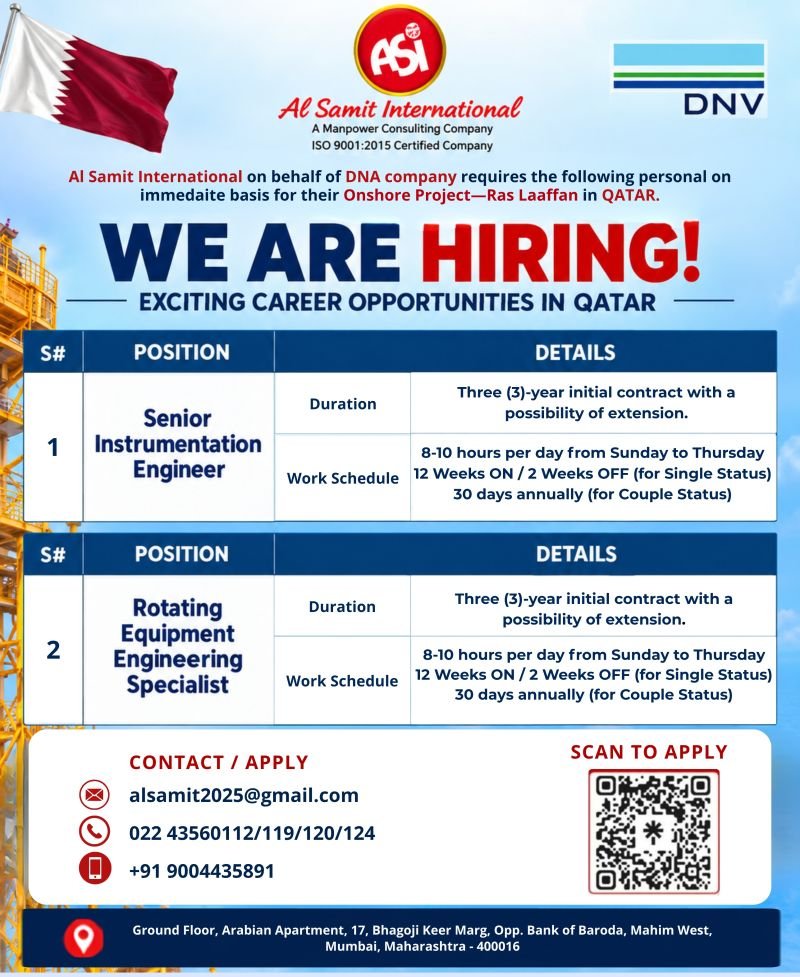 Qatar Onshore Jobs - DNV Company - Apply Now