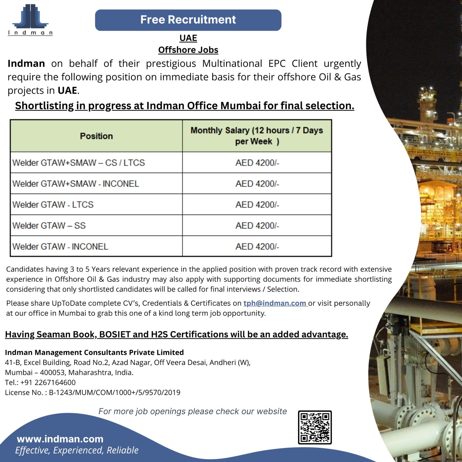 UAE Offshore Jobs 2026: Apply Now
