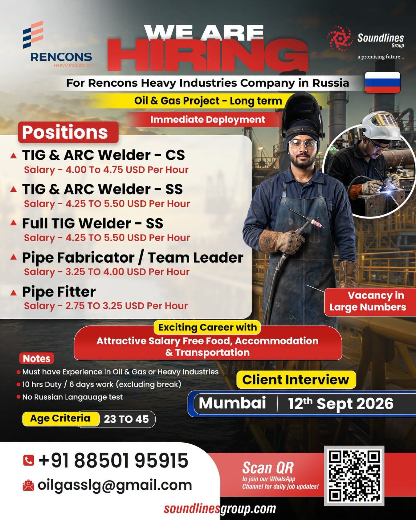Russia Jobs 2026: Hiring For Rencons Heavy Industries