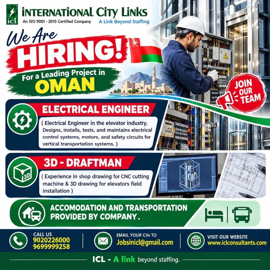 Hiring for Oman Leading Company - Online interview .