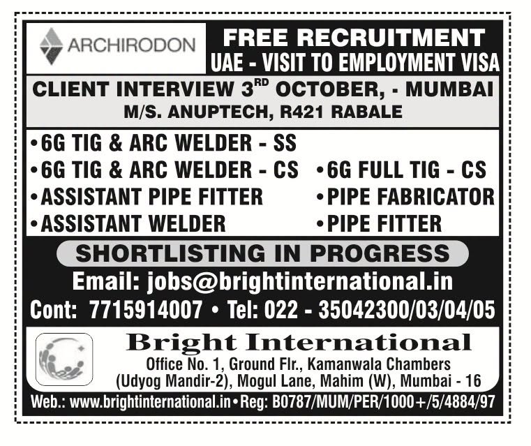 UAE Jobs 2026 – Archirodon Free Recruitment 