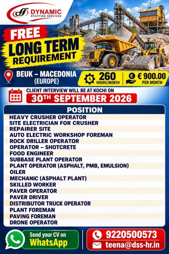 Free Long-Term Recruitment for Europe 2026 – Apply Now Free Long-Term Recruitment for Europe 2026 – Apply Now
