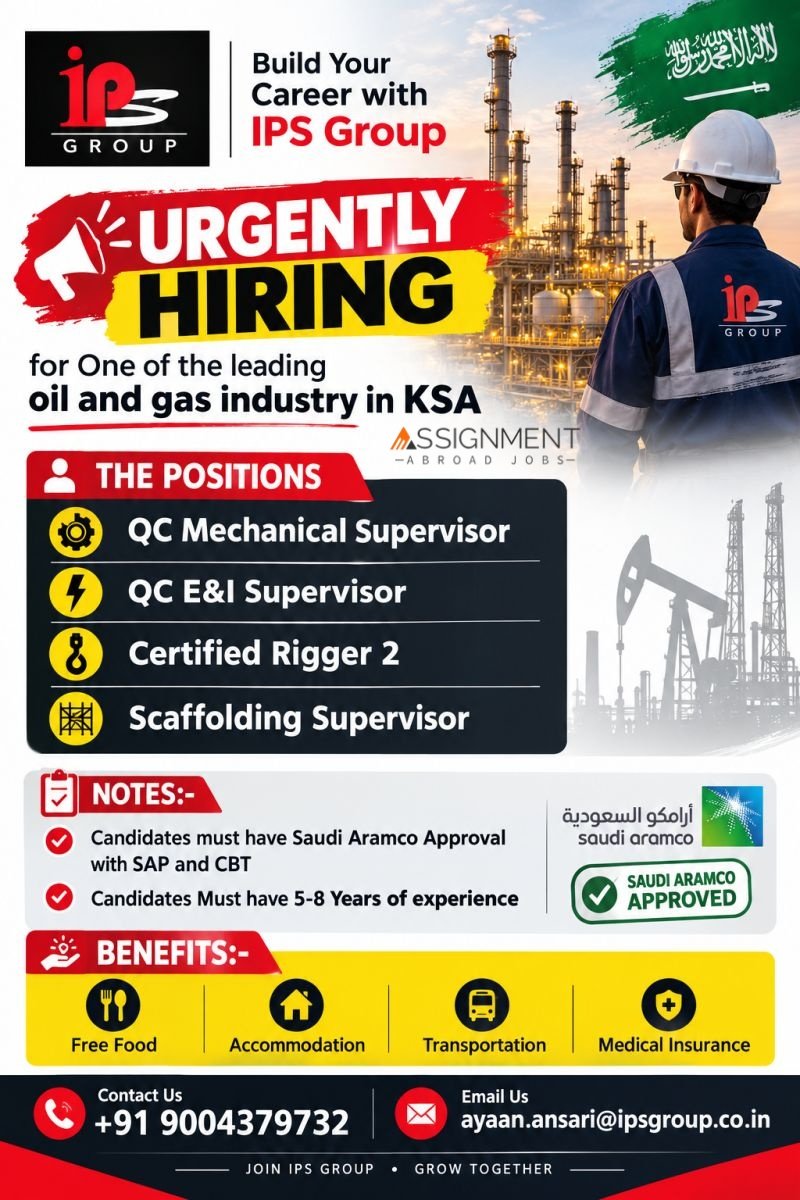 Saudi Arabia Oil & Gas Industry Jobs - Apply Now
