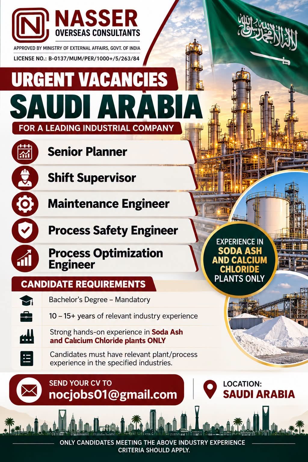 Saudi Arabia Jobs 2026 – Industrial Company Vacancies 