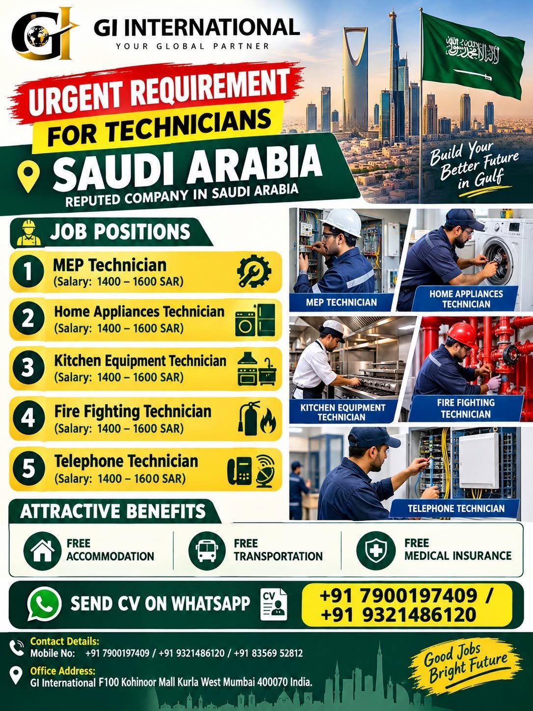 Saudi Arabia : Hiring For SMEH - Scientific & Medical Equipment House.