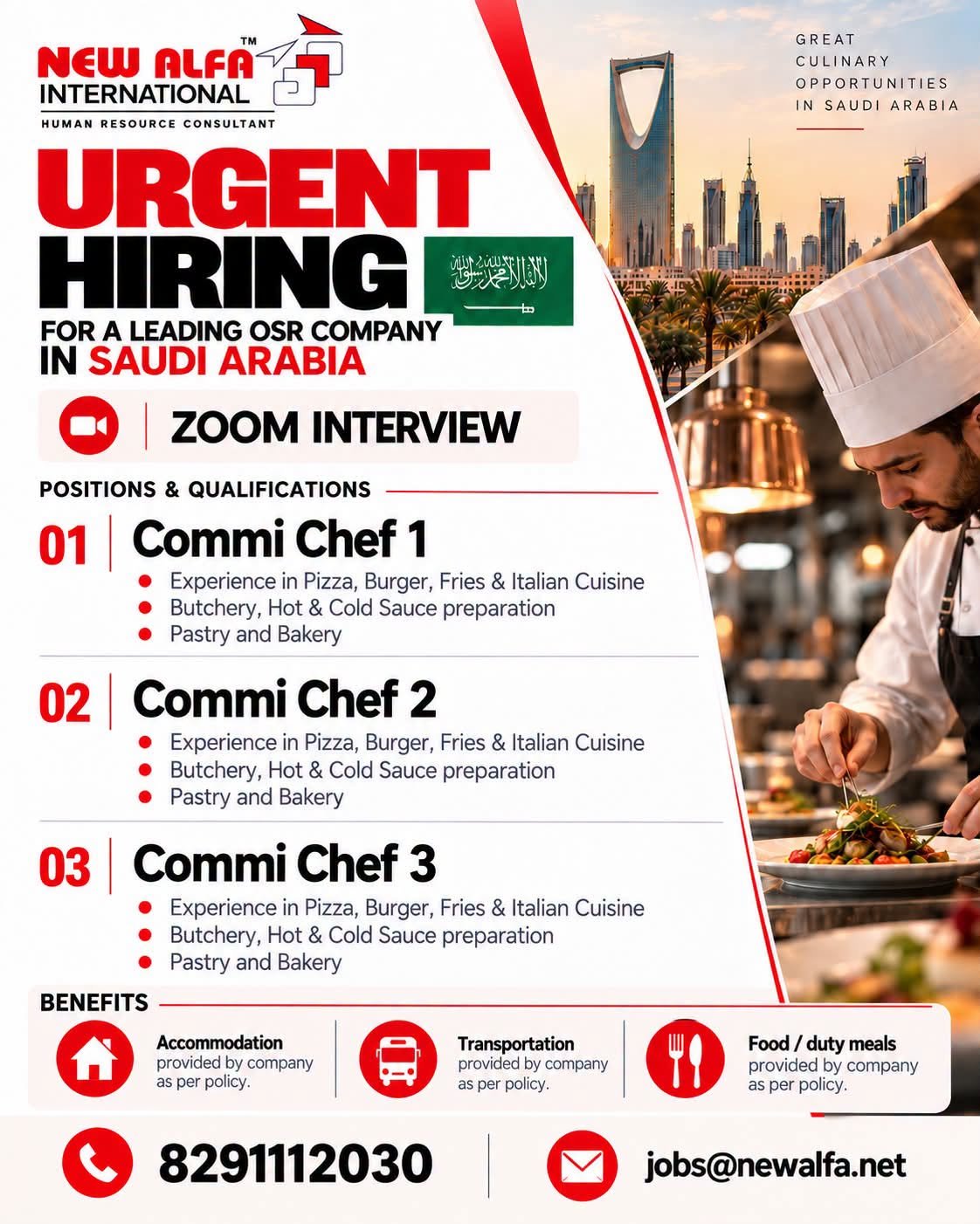 Saudi Arabia : Hiring For A leading OSR company 