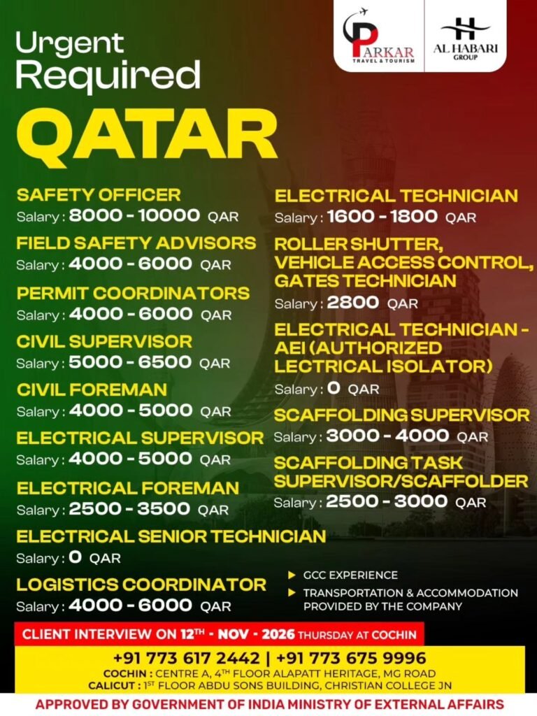 Qatar Jobs 2026 : Recruitment For Al Habari Group