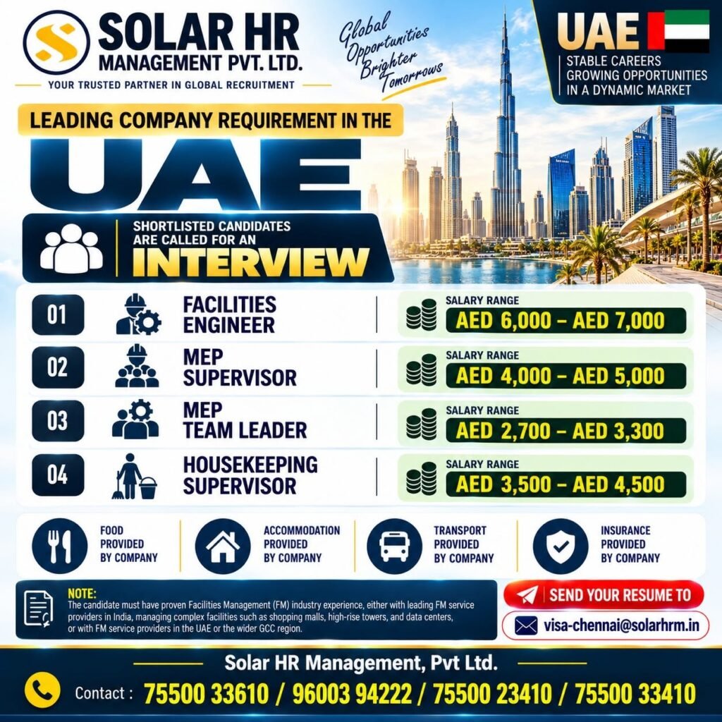 hiring experienced professionals for leading companies in the UAE